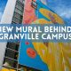 New laneway mural behind VGC’s Granville Campus in Downtown Vancouver