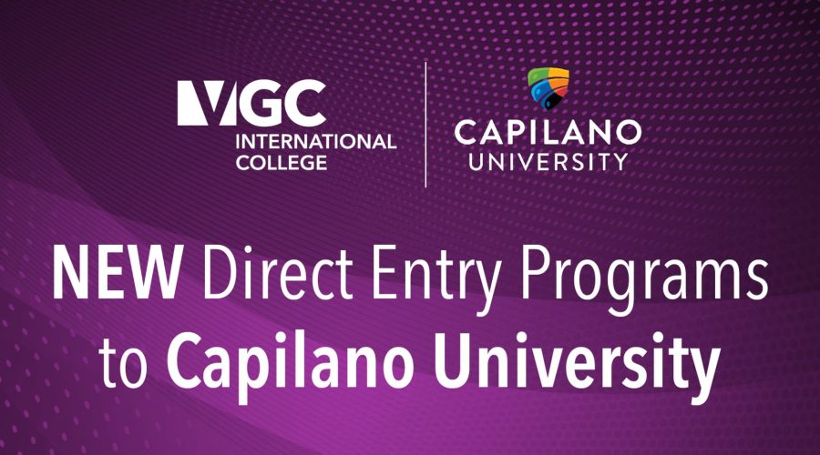 VGC &Capilano University New Direct Entry Programs