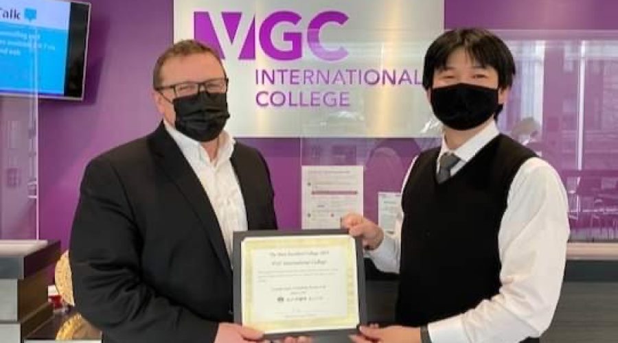 VGC receives Most Excellent College 2022 Award